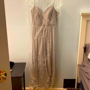 Gray Bridesmaid Dress